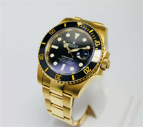 red gold rolex submariner|solid gold rolex submariner.